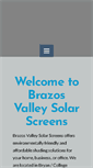 Mobile Screenshot of bvsolarscreens.com